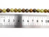 High Quality Natural Green Garnet Smooth Round/Rondelle Beads, 6mm/8mm/10mm/12mm/3x6mm Green Garnet Beads,15.5" Full Strand,SKU#U180