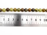 High Quality Natural Green Garnet Smooth Round/Rondelle Beads, 6mm/8mm/10mm/12mm/3x6mm Green Garnet Beads,15.5" Full Strand,SKU#U180