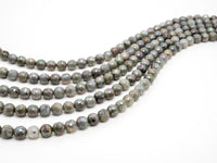 Quality Natural plated Labradorite Faceted Round Beads, 4mm/10mm/12mm Round Faceted Labradorite Gemstone Beads,15.5" Full Strand,SKU#U185