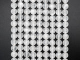 High Quality Natural Calcite beads,6/8/10/12mm Round beads, White Smooth Calcite Gemstone Beads, 16inch strand, SKU#U177