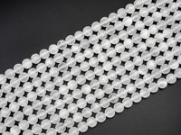 High Quality Natural Calcite beads,6/8/10/12mm Round beads, White Smooth Calcite Gemstone Beads, 16inch strand, SKU#U177