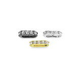 10pc Rhinestone Jewerly Separator Bar with 3 holes, sku#C131