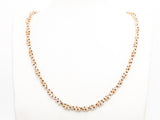 60" EXTRA Long Hand Knotted  Neutral Color Crystal Necklace, Double Wrap Necklace, Gold Beige Color 2x4mm Rondelle Crystal Beads, SKU#D20