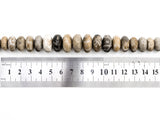 8-18mm High Quality Natural Fossil Coral Gemstone Graduated Beads, Faceted/Smooth Rondelle Gemstone Beads,15inch strand, SKU#U210/U200