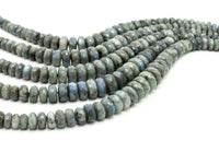 8-18mm High Quality Natural Labradorite Graduated,Faceted/Smooth Roundelle Gemstone Beads,15.5inch strand, SKU#U205