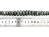 8-18mm High Quality Natural Labradorite Graduated,Faceted/Smooth Roundelle Gemstone Beads,15.5inch strand, SKU#U205
