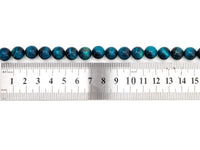 Quality Natural Enhanced Color Blue Tiger Eye Round Beads, 4mm/6mm/8mm/10mm/12mm/14mm, Blue Tiger Eye Gemstone, 15.5'' strand, SKU#U217