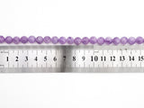 Quality Natural Lavender Jade Round Smooth Beads, 8mm/10mm/12mm beads Finish, Purple Gemstone Beads, 15.5inch strand, SKU#U216