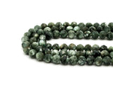 High Quality Natural Seraphinite Faceted Round Sparkly Beads, 2mm/3mm Seraphinite Green Gemstone Beads,15.5" Full Strand,SKU#U213