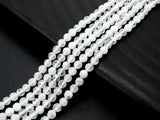 Quality Natural Moonstone Round Faceted beads, 2mm/3mm/4mm Small Sparkly White Gemstone Beads, White Moonstone, 15.5inch strand, SKU#U214