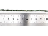 High Quality Natural Seraphinite Faceted Round Sparkly Beads, 2mm/3mm Seraphinite Green Gemstone Beads,15.5" Full Strand,SKU#U213