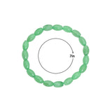 6x9mm Barrel Aventurine Stretchy Bracelet, Sku#EF657