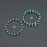 4x6mm Faceted Barrel Jade Stretchy Bracelet, Sku#EF699