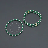 4x6mm Faceted Barrel Jade Stretchy Bracelet, Sku#EF699