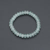 5x8mm Rondelle Smooth Blue Jade Stretchy Bracelet, Sku#EF711