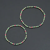 7'' Rainbow Hematite Stretchy Bracelet, Sku#EF747