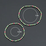 7'' Rainbow Hematite Stretchy Bracelet, Sku#EF747