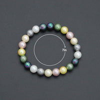 Multi color pearl stretchy bracelet, sku#EF752