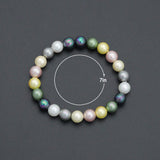 Multi color pearl stretchy bracelet, sku#EF752