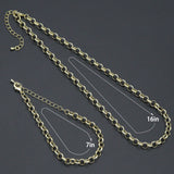 Gold Silver Rolo Chain Necklace Bracelet, Charm bar necklace bracelet, sku#EF769