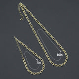 Oval Link Chain Necklace Bracelet, charm bar necklace bracelet, sku#EF792