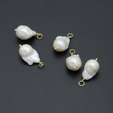 Natural Baroque Pearl Pendant charm, Sku#EF802