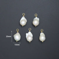 Natural Baroque Pearl Pendant charm, Sku#EF802