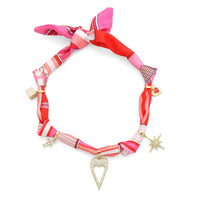 Convertible Scarf Necklace, Adjustable Silk Scarf Statement Necklace, sku#EF806