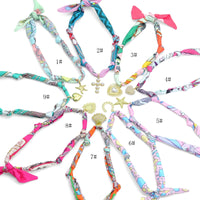 Convertible Scarf Necklace, Adjustable Silk Scarf Statement Necklace, sku#EF806