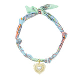Convertible Scarf Necklace, Adjustable Silk Scarf Statement Necklace, sku#EF806