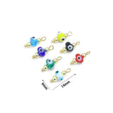 Colorful Evil Eye Beads charm For Necklace Bracelet Jewelry Making Supply, Sku#EF822