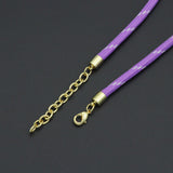 Vibrant Rope Cord Bracelet Necklace, Cord Necklace Bracelet, sku#EF830