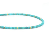 Turquoise Roundelle Beaded Necklace, sku#EF841