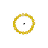 Pumpkin Jade Stretchy Bracelet, Sku#EF851-3