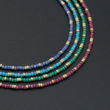 Luxe CZ beaded Necklace, sku#EF855