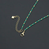 Luxe CZ beaded Necklace, sku#EF855
