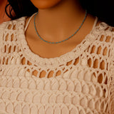 Luxe CZ beaded Necklace, sku#EF855