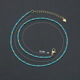 Luxe CZ beaded Necklace, sku#EF855