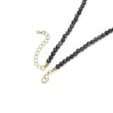 Natural Jade Beaded Necklace – Colorful Gemstone Necklace, Sku#EF879