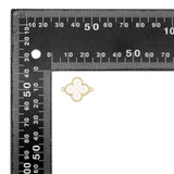 Clover Flower Connector charm,  Flower charm, Sku#FH254
