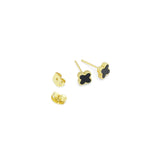 Cute Clover flower Stud Earrings, Sku#FH255