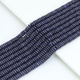 2x4mm Blue Goldstone Rondelle Smooth Beads, Sku#U2099