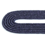 2x4mm Blue Goldstone Rondelle Smooth Beads, Sku#U2099