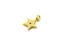 Enamel Colorful Star Charm Pendant,CZ Micro Pave Oil Drop pendant,Enamel pendant,Enamel Jewelry,9x11mm, sku#F1054