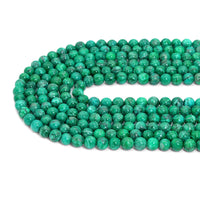 Smooth Round Africa Turquoise beads, 6mm/8mm/10mm/12mm Blue Green Gemstone beads, Africa Turqoise beads, 15.5inch strand, SKU#U268