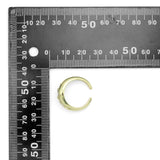 Gold Silver Swirled Diamond CZ Adjustable Ring, Sku#A342