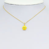Cute Yellow Star Shape Charm Pendant, Sku#Y1038