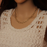High Quality Hand Made Oval donut Ring Chain, Wholesale bulk Chain, 9x13mm,sku#M304