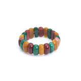 9x21mm Curved Rectangle Stretchy Bracelet, Sku#U1983