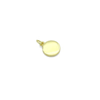 Mother of Pearl Turquoise Clover Coin Pendant charm, Sku#LX930